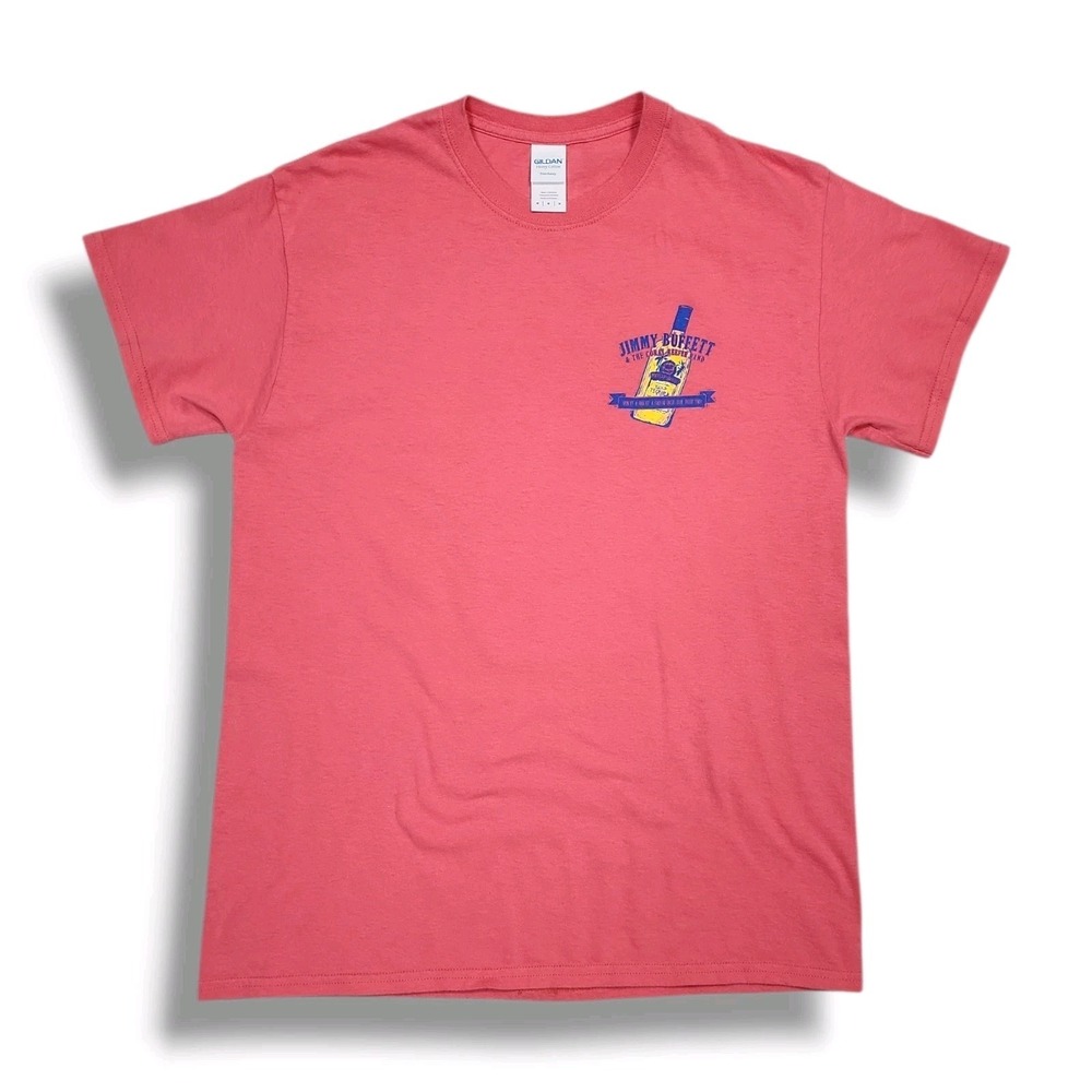 Jimmy Buffett &‎ The Coral Reefer Band short sleeve Coral Color T-Shirt Men's M